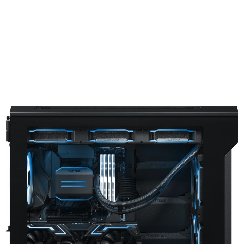 PHANTEKS Glacier One 420D30 DRGB AIO Liquid CPU Cooler, Black