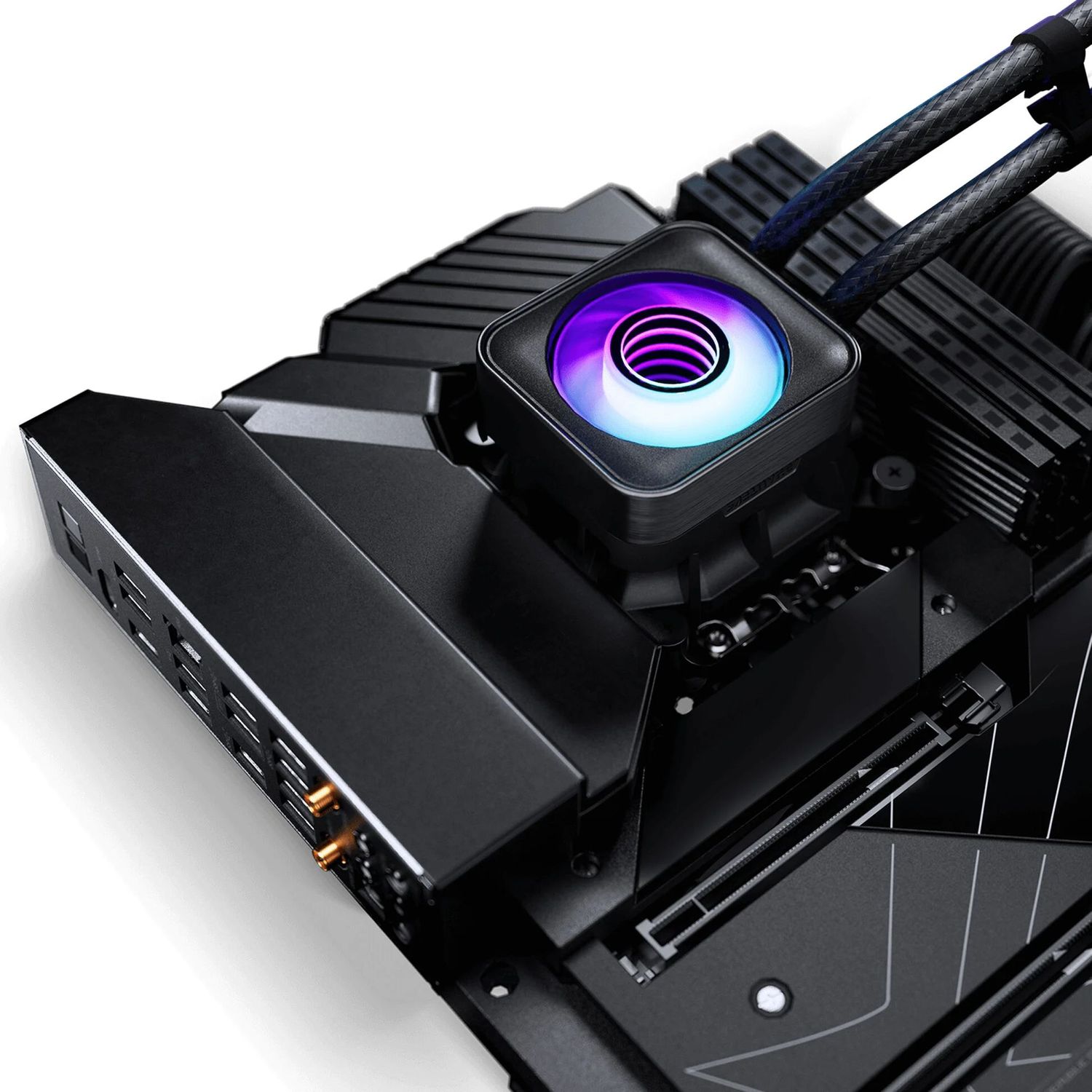 Processzor hűtő AIO PHANTEKS Glacier One 360D30 DRGB AIO, X2 Cap, fekete
