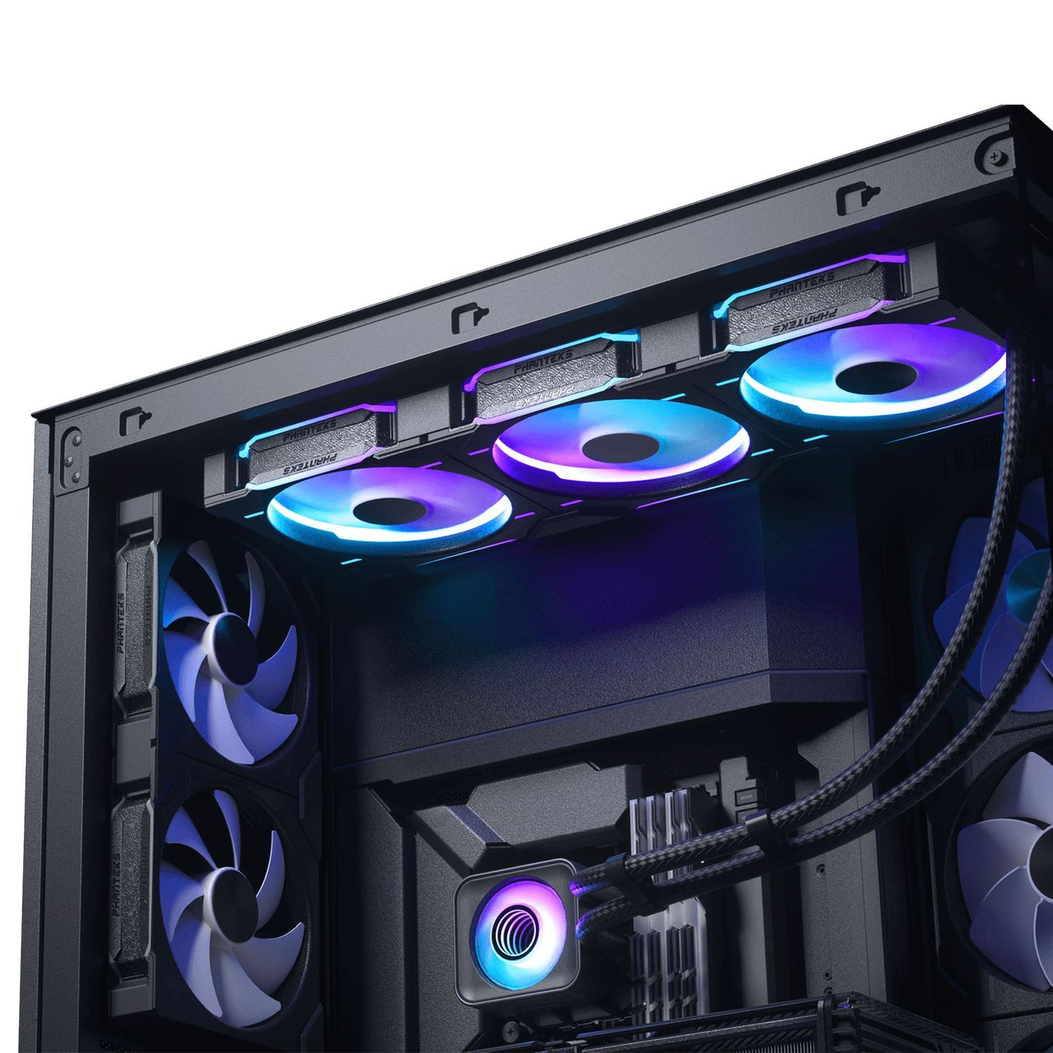 PHANTEKS Glacier One 420D30 X2 DRGB AiO water cooling - 420 mm, black
