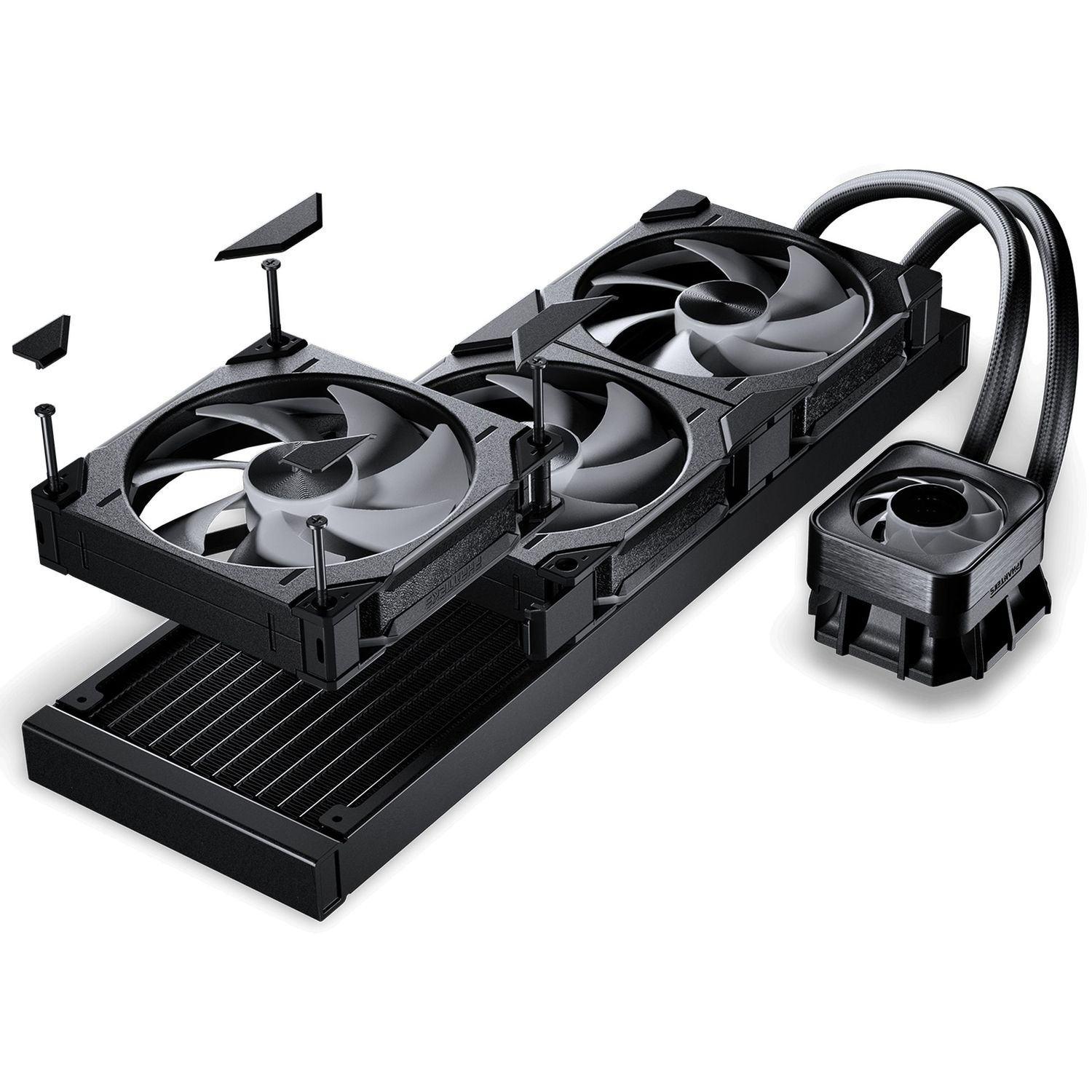 PHANTEKS Glacier One 420D30 X2 DRGB AiO water cooling - 420 mm, black