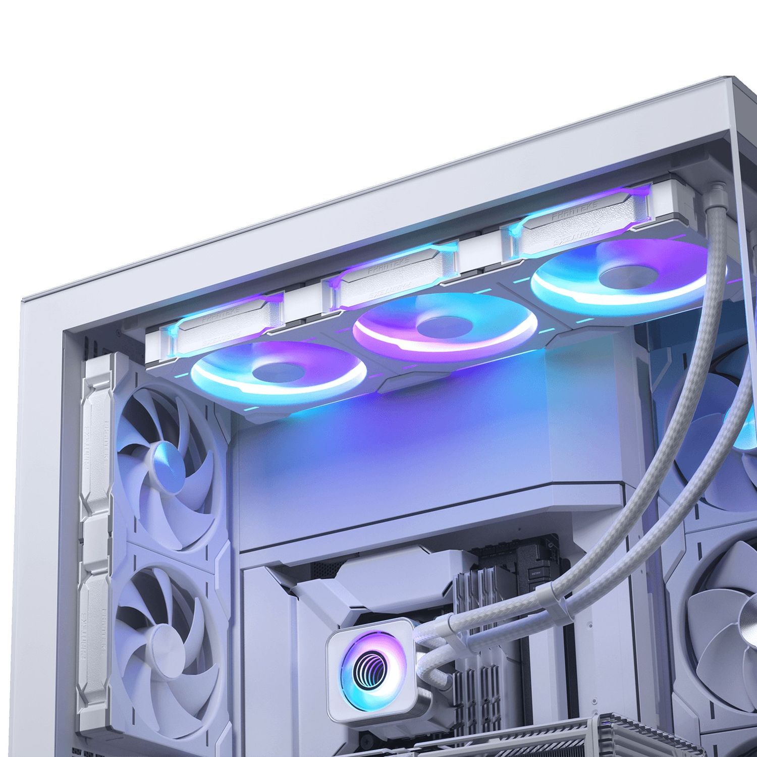PHANTEKS Glacier One 420D30 X2 DRGB AiO water cooling - 420 mm, white