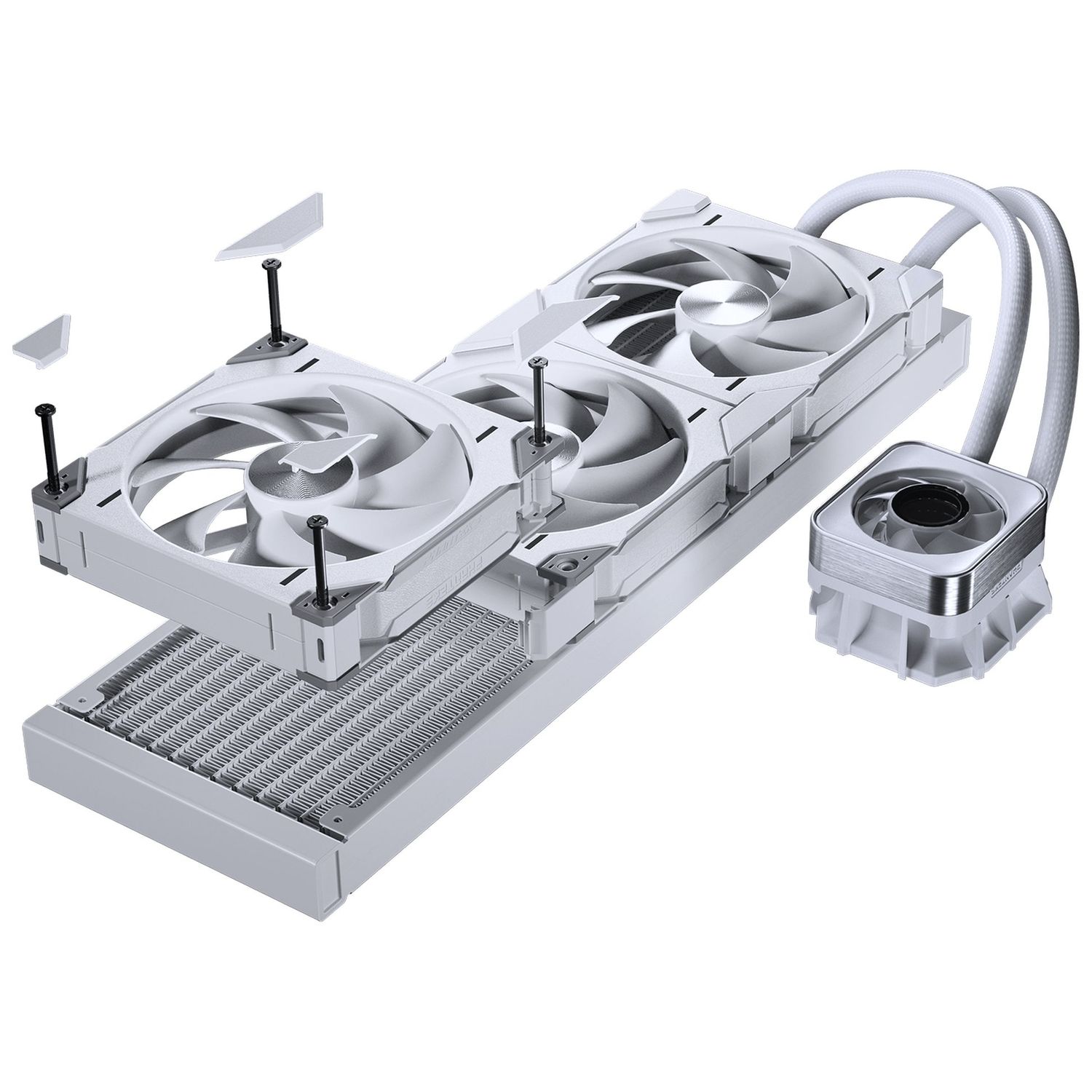 PHANTEKS Glacier One 420D30 X2 DRGB AiO water cooling - 420 mm, white