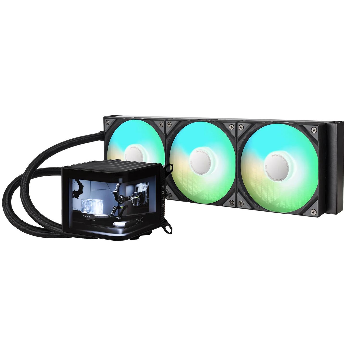 TRYX PANORAMA AIO CPU cooler, ARGB - 360 mm, black