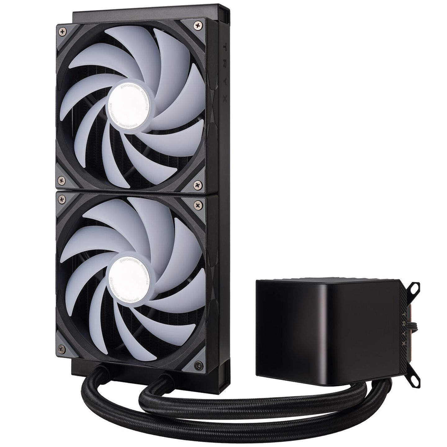 TRYX PANORAMA AIO CPU cooler, ARGB - 280 mm, black