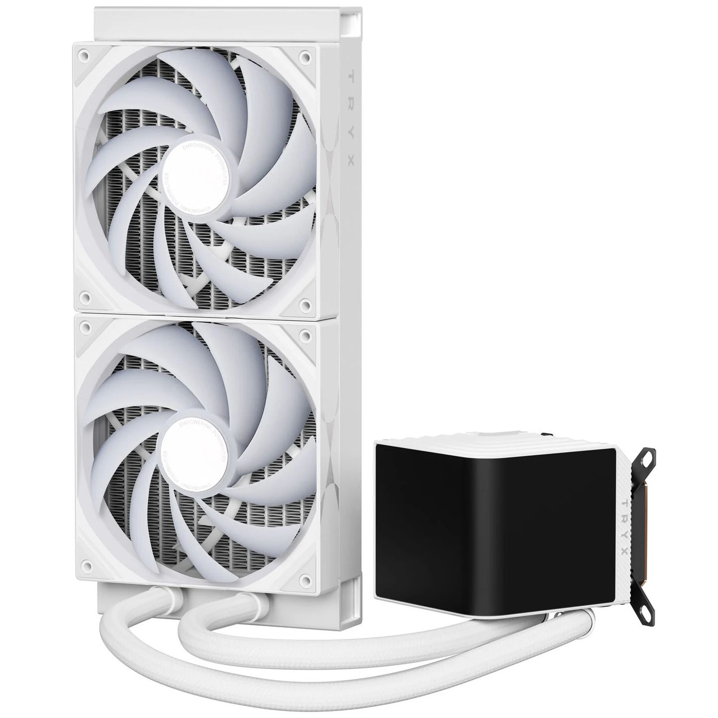 TRYX PANORAMA AIO CPU cooler, ARGB - 280 mm, white