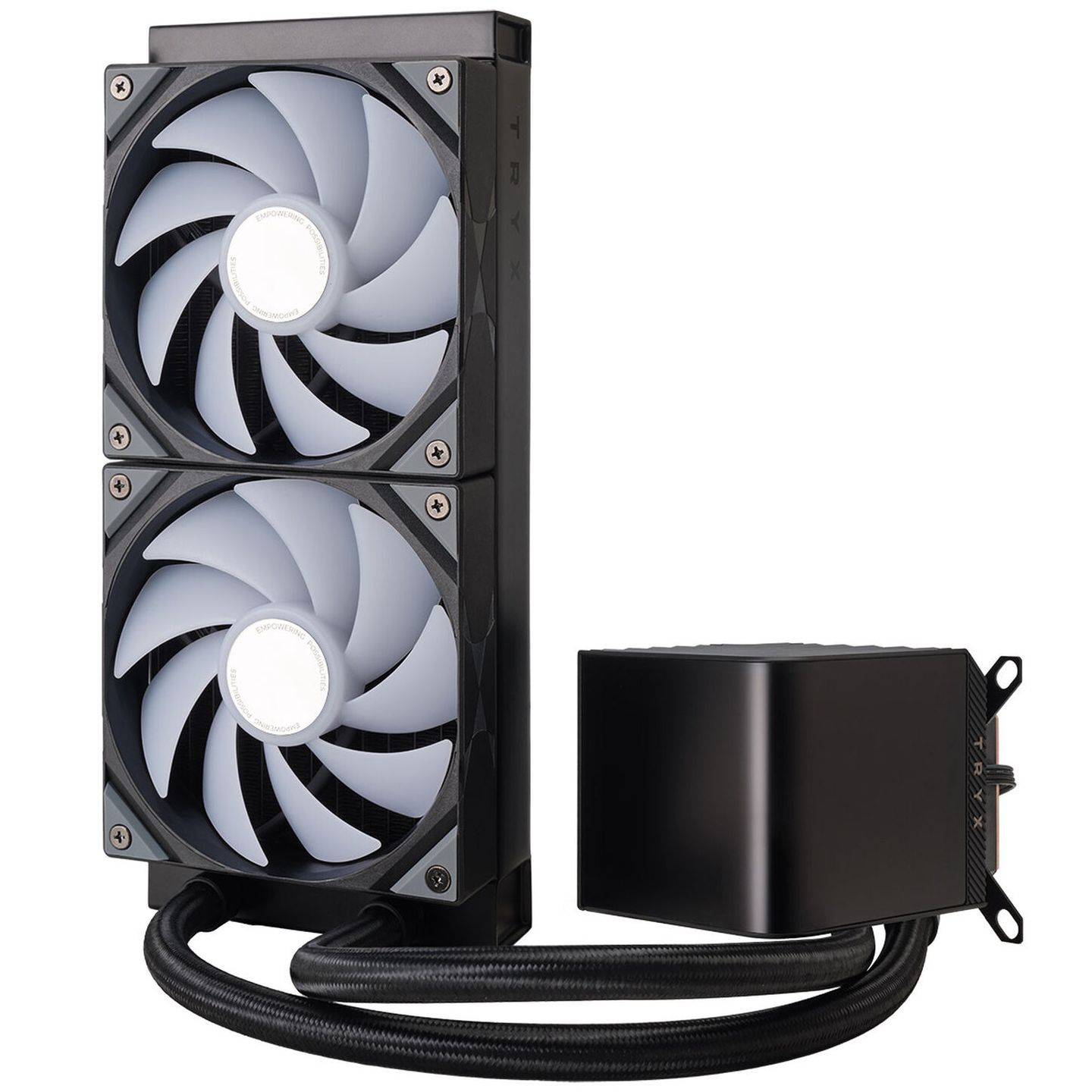 TRYX PANORAMA AIO CPU cooler, ARGB - 240 mm, black