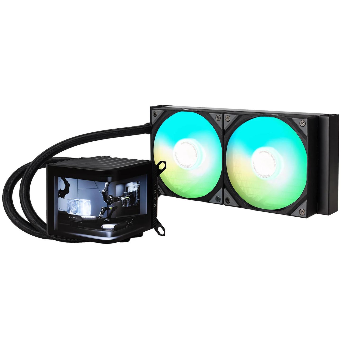 TRYX PANORAMA AIO CPU cooler, ARGB - 240 mm, black