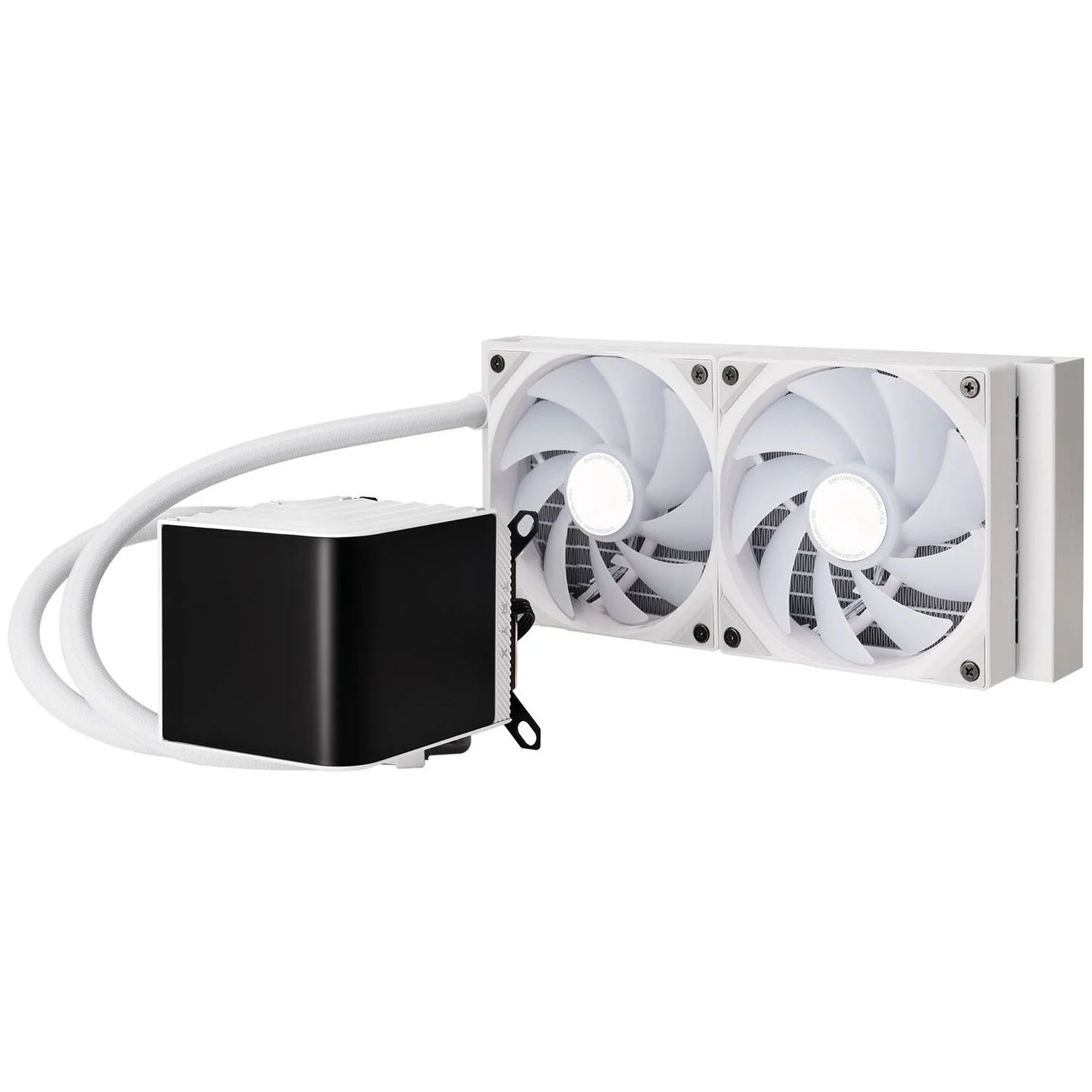 TRYX PANORAMA AIO CPU cooler, ARGB - 240 mm, white