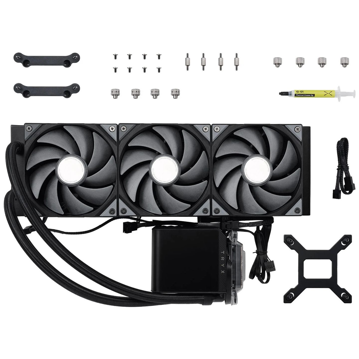 TRYX PANORAMA AIO CPU cooler - 360 mm, black