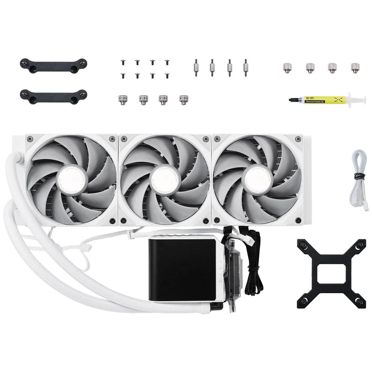 TRYX PANORAMA AIO CPU cooler - 360 mm, white