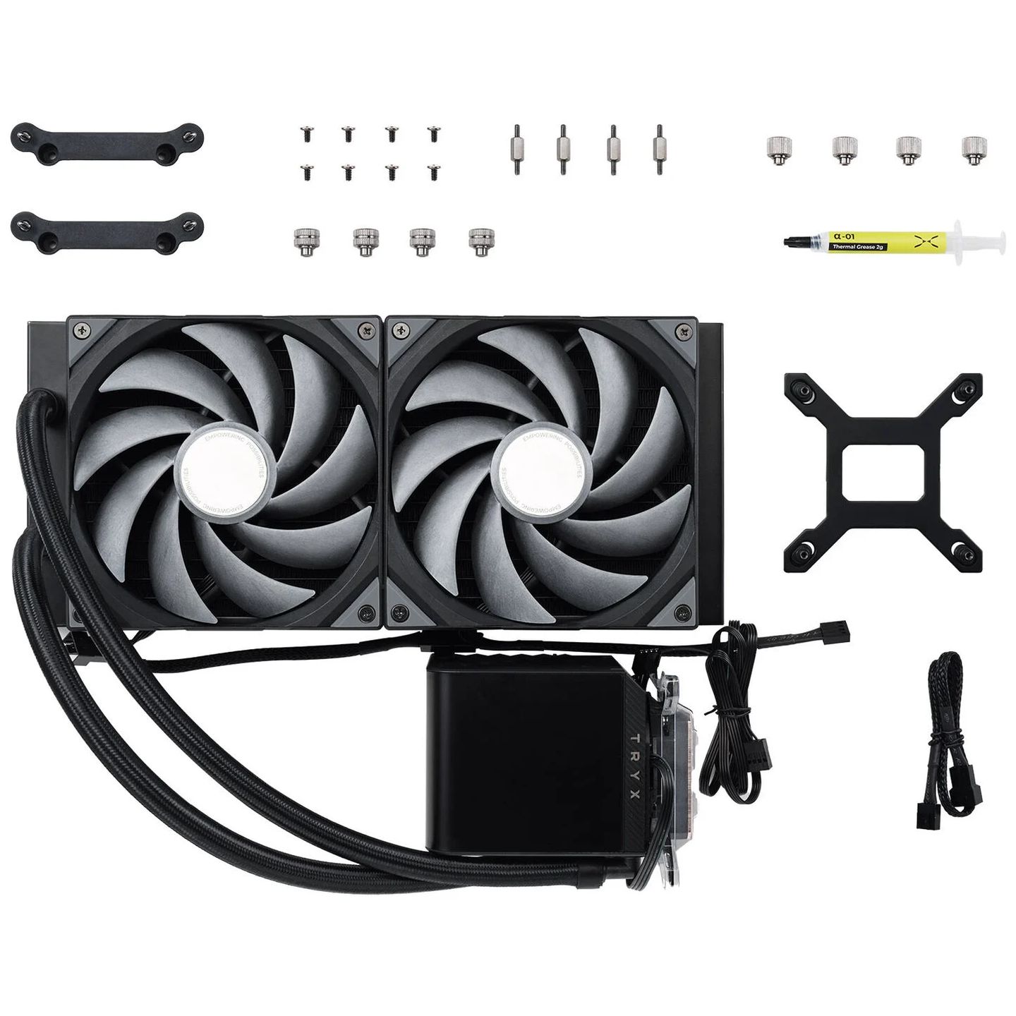 TRYX PANORAMA AIO CPU cooler - 280 mm, black