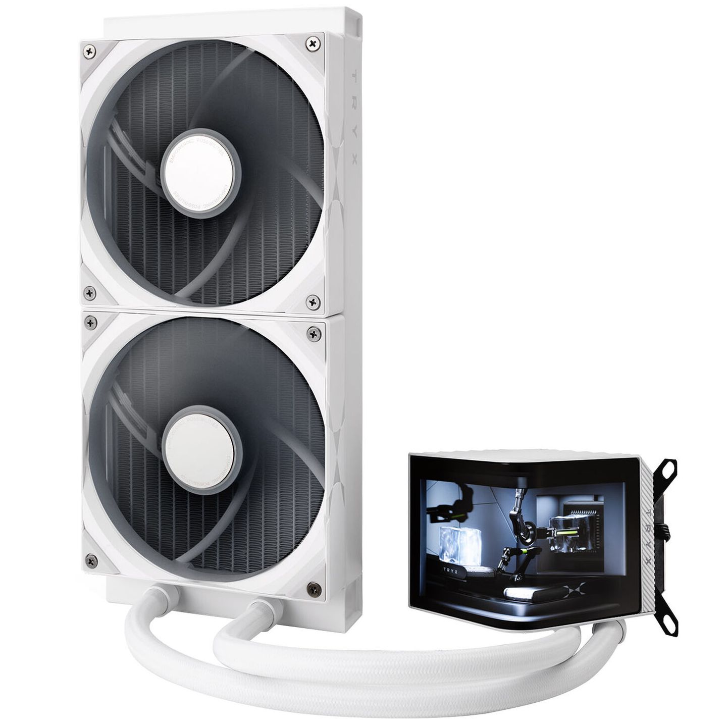 TRYX PANORAMA AIO CPU cooler - 280 mm, white