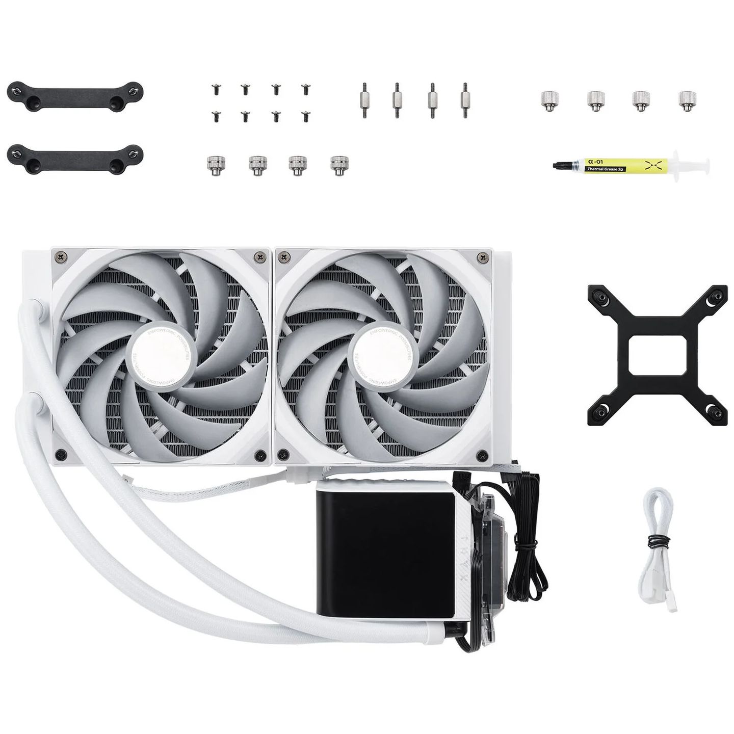 TRYX PANORAMA AIO CPU cooler - 280 mm, white