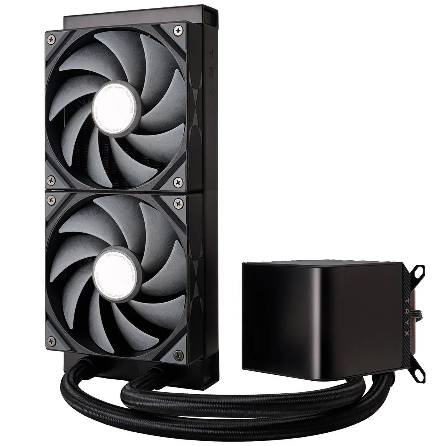 TRYX PANORAMA AIO CPU cooler - 240 mm, black