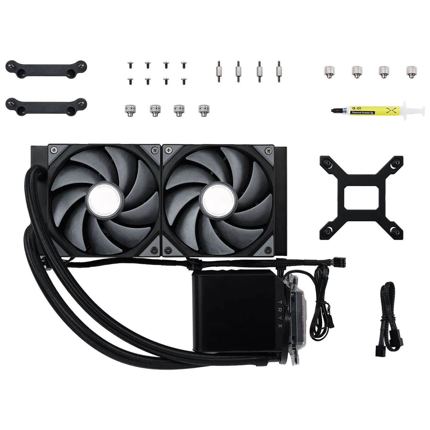 TRYX PANORAMA AIO CPU cooler - 240 mm, black