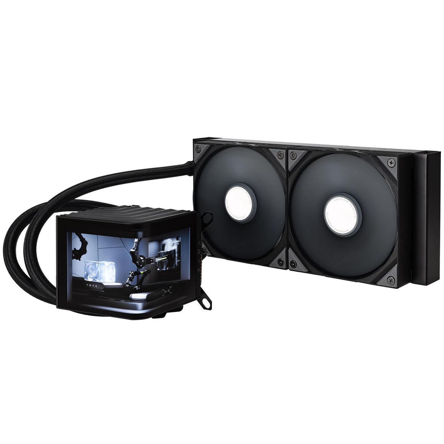 TRYX PANORAMA AIO CPU cooler - 240 mm, black