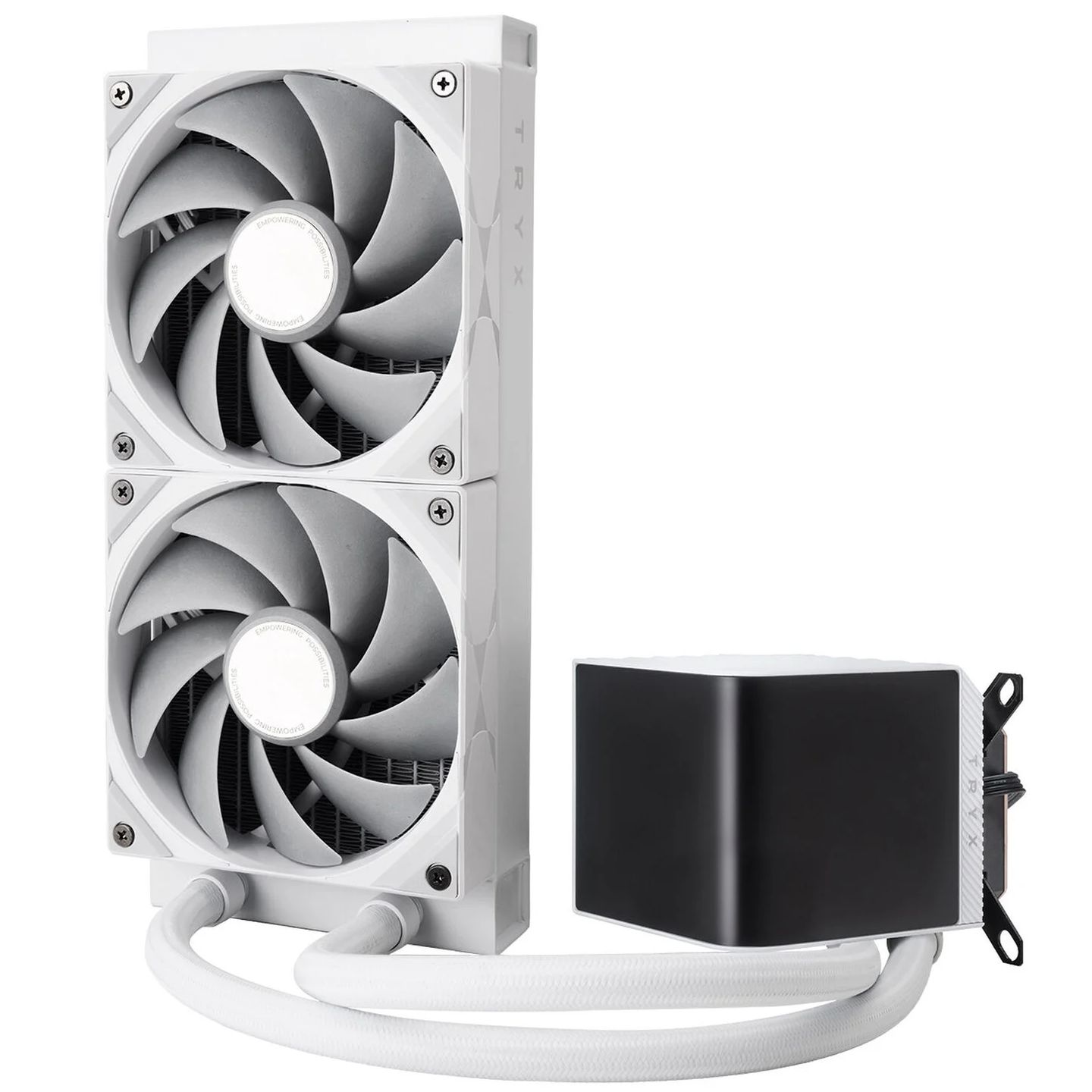 TRYX PANORAMA AIO CPU cooler - 240 mm, white