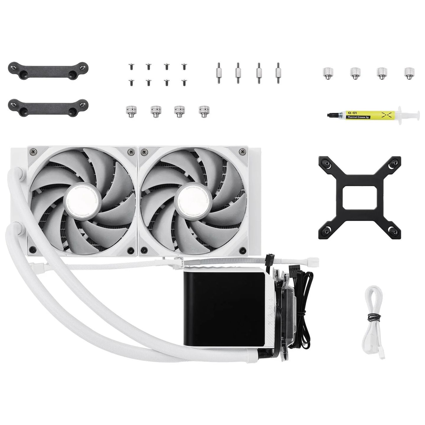 TRYX PANORAMA AIO CPU cooler - 240 mm, white