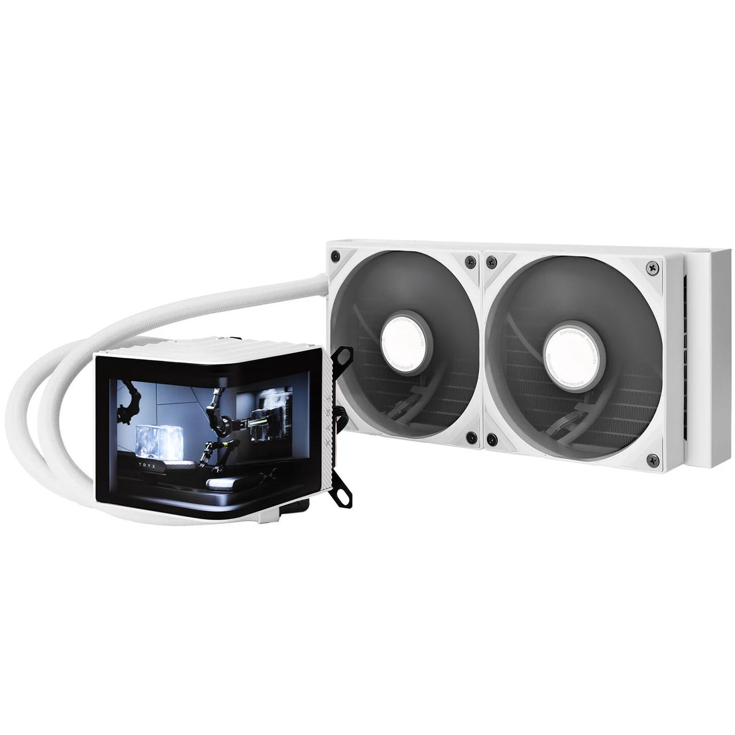 TRYX PANORAMA AIO CPU cooler - 240 mm, white