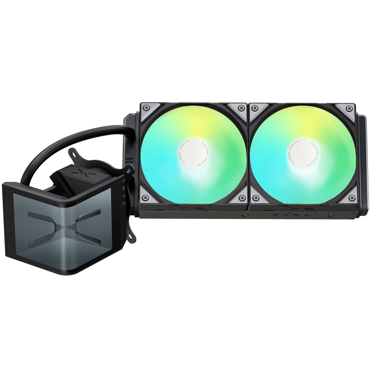 TRYX PANORAMA SE AiO CPU Cooler, ARGB - 240 mm, Black