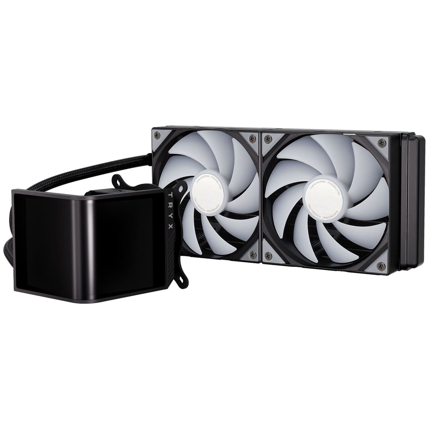 TRYX PANORAMA SE AiO CPU Cooler, ARGB - 240 mm, Black