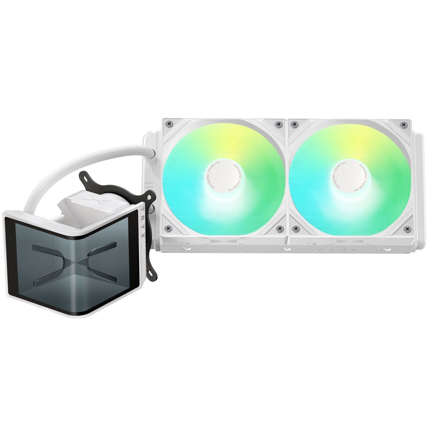 TRYX PANORAMA SE AiO CPU Cooler, ARGB - 240 mm, White