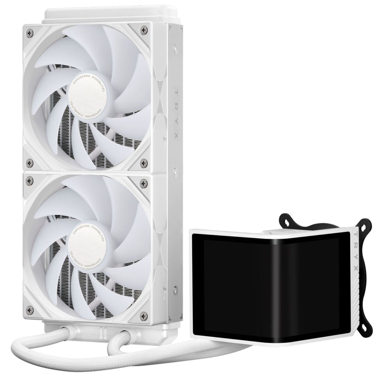 TRYX PANORAMA SE AiO CPU Cooler, ARGB - 240 mm, White