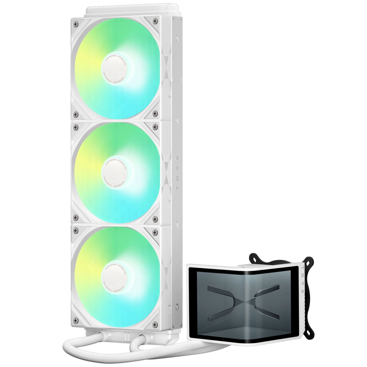 TRYX PANORAMA SE AiO CPU Cooler, ARGB - 360 mm, White