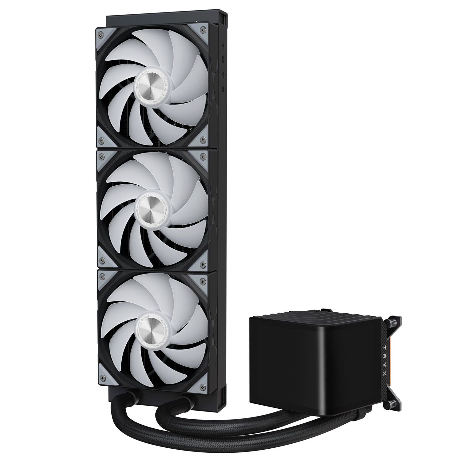 TRYX PANORAMA AIO CPU hűtő, ARGB - 360 mm, fekete