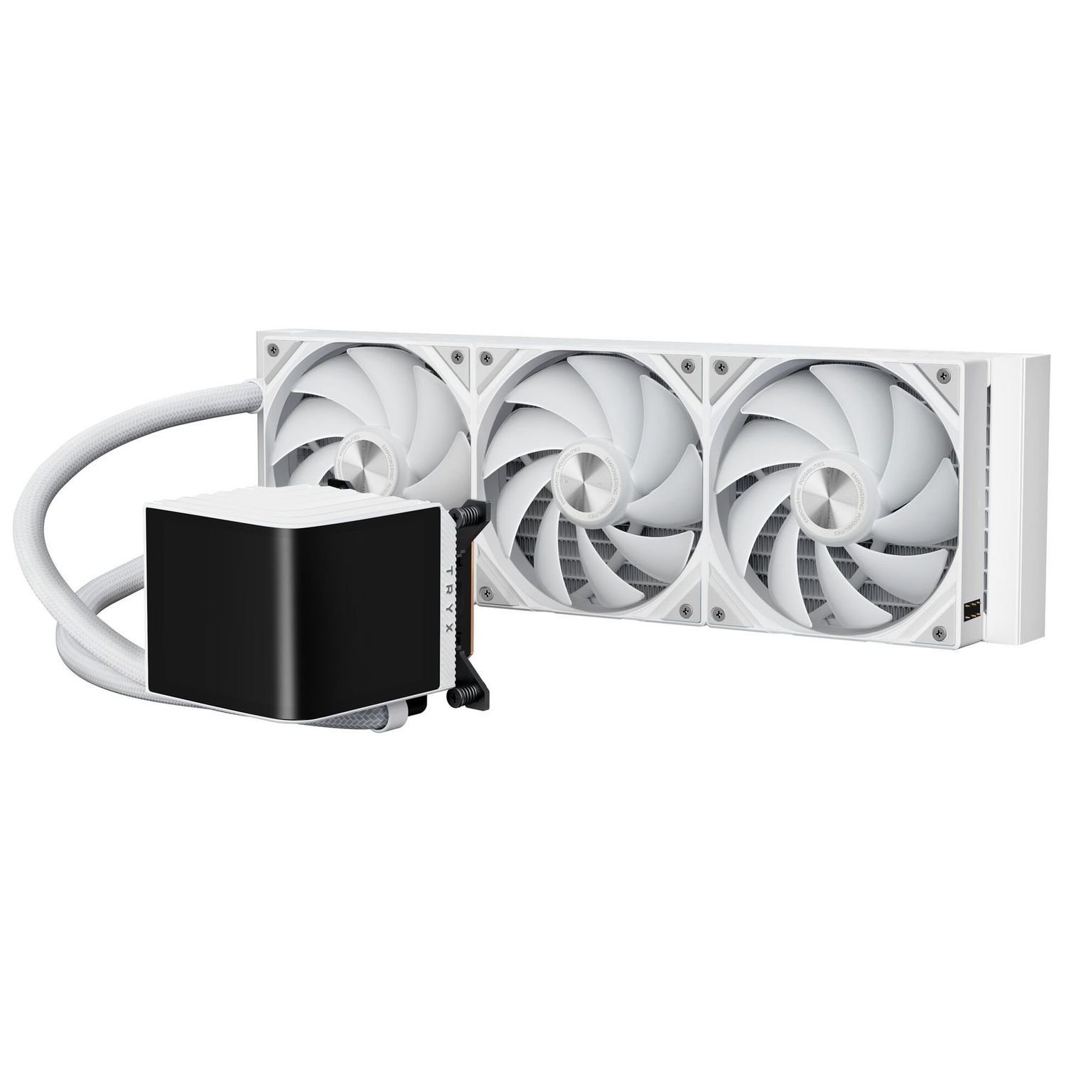 TRYX PANORAMA AIO CPU hűtő, ARGB - 360 mm, fehér