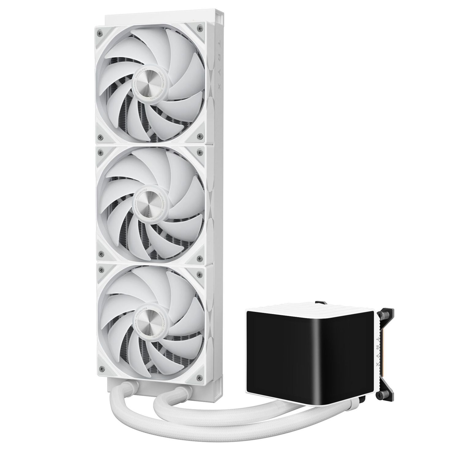 TRYX PANORAMA AIO CPU hűtő, ARGB - 360 mm, fehér