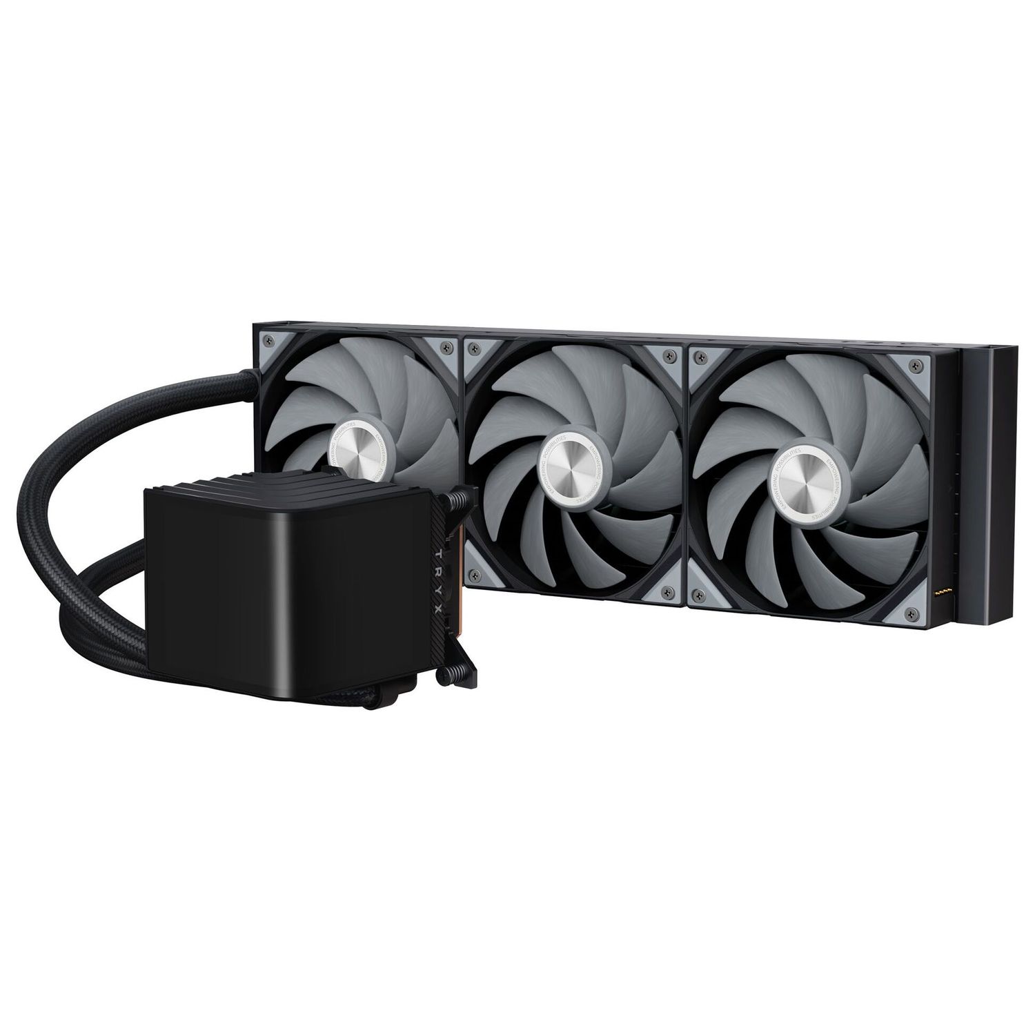TRYX PANORAMA AIO CPU hűtő, 360 mm, fekete