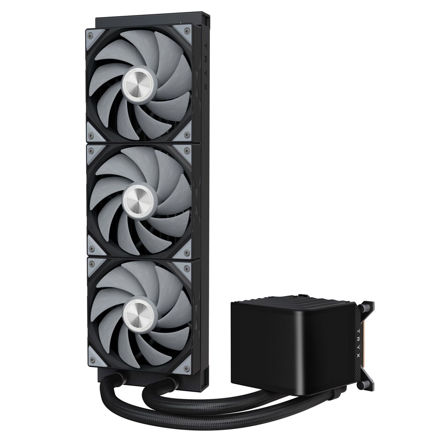 TRYX PANORAMA AIO CPU hűtő, 360 mm, fekete