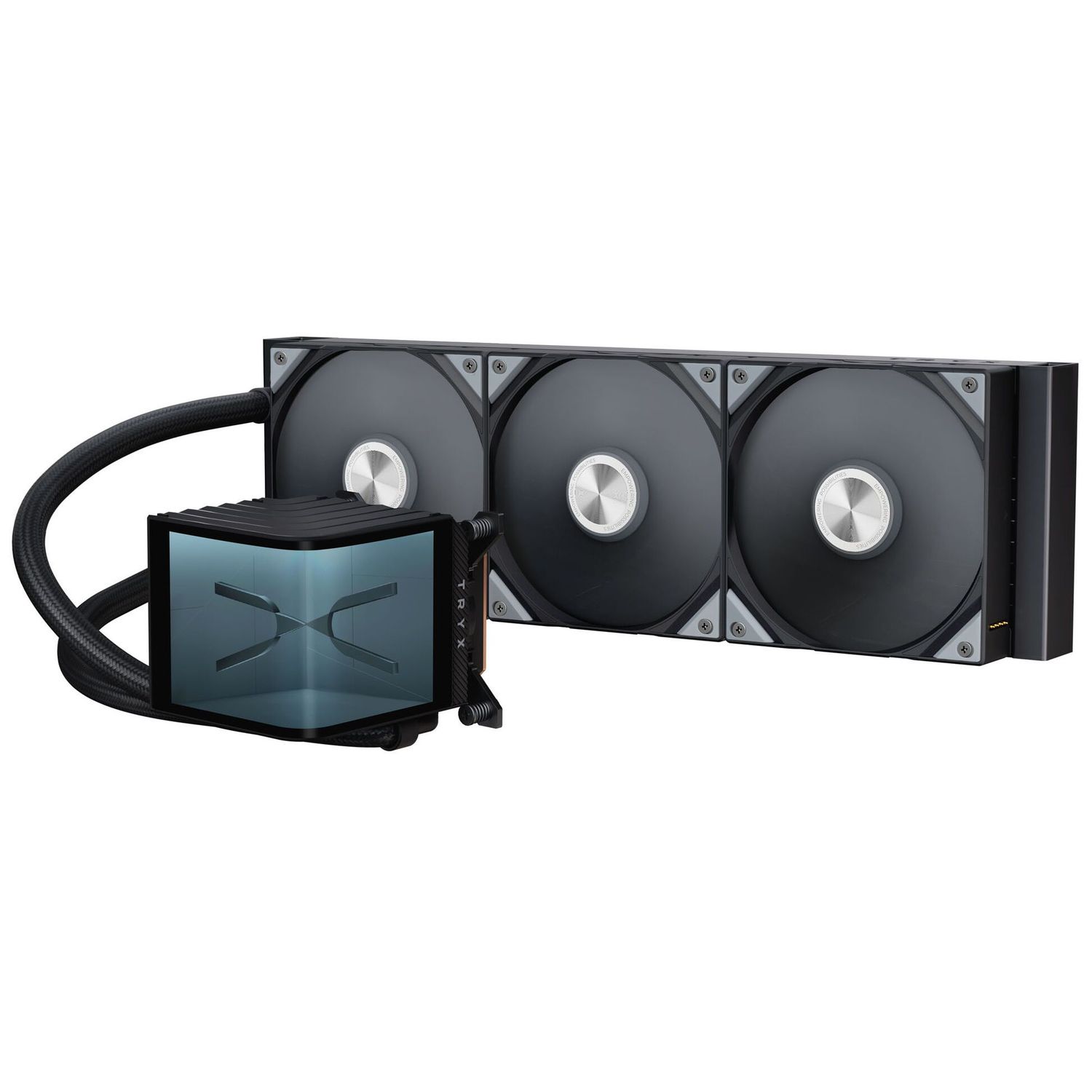 TRYX PANORAMA AIO CPU hűtő, 360 mm, fekete