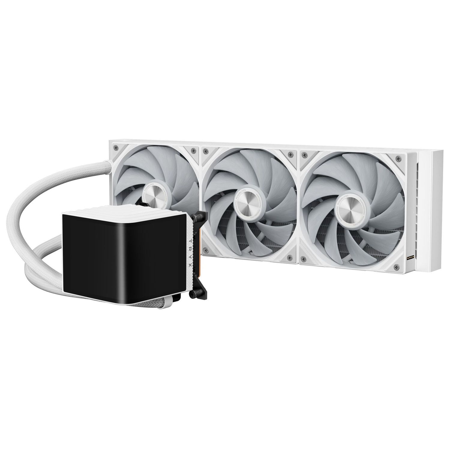 TRYX PANORAMA AIO CPU hűtő, 360 mm, fehér