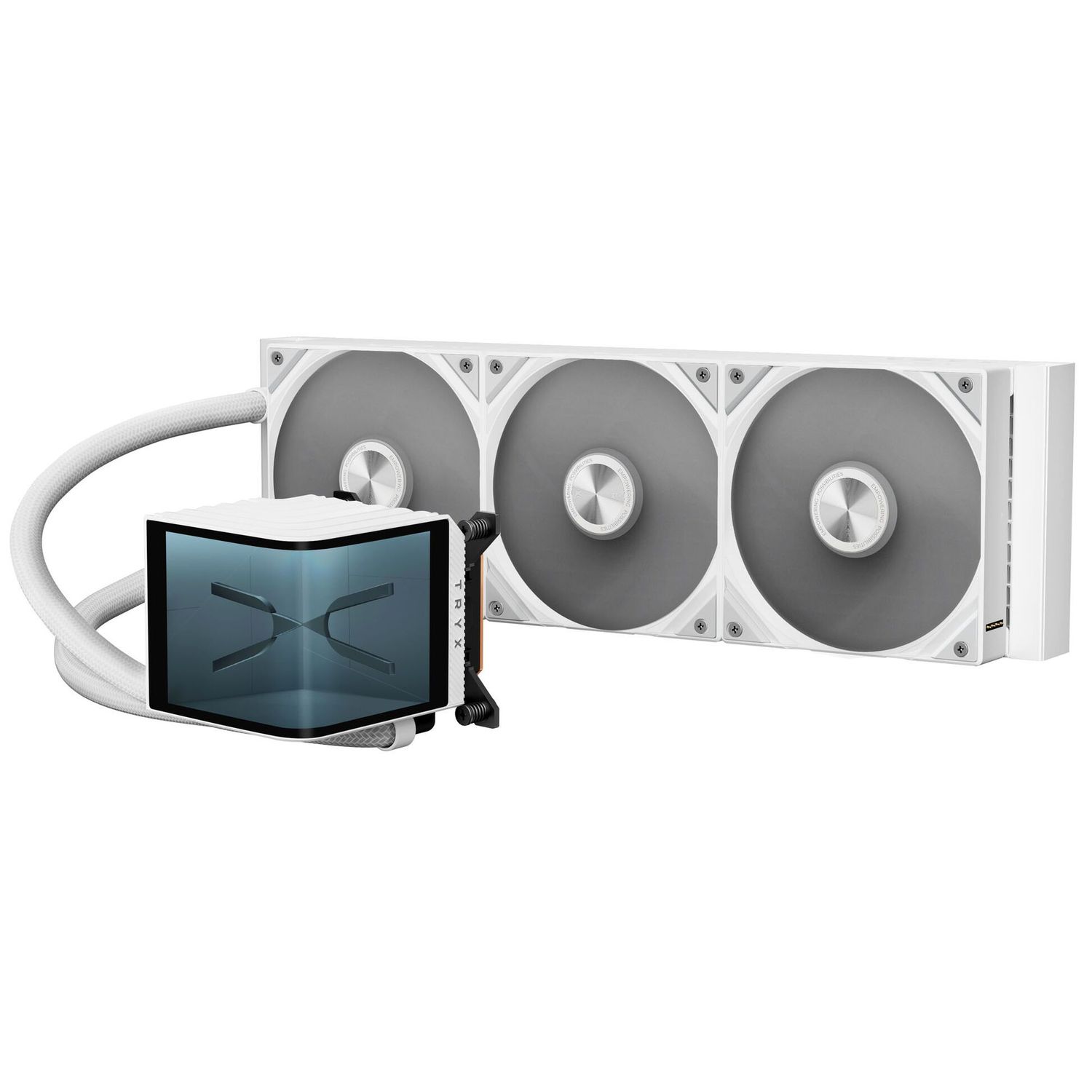 TRYX PANORAMA AIO CPU hűtő, 360 mm, fehér