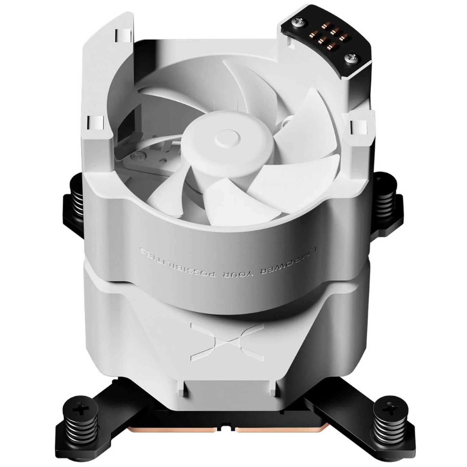 TRYX Panorama CPU Cooling Block, AMOLED Display, Intel/AMD - White