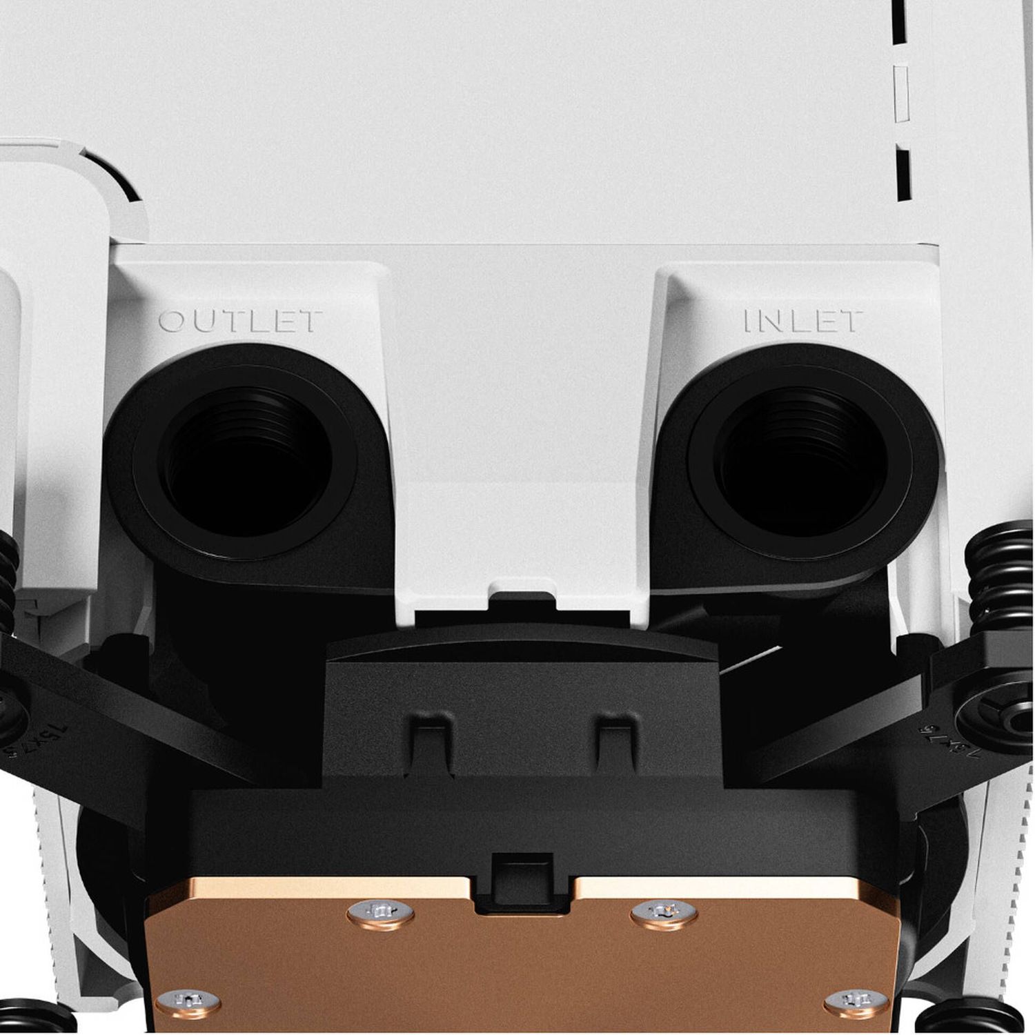 TRYX Panorama CPU Cooling Block, AMOLED Display, Intel/AMD - White