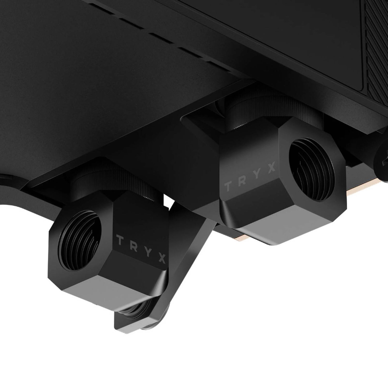 TRYX Panorama CPU Cooling Block, AMOLED Display, Intel/AMD - Black