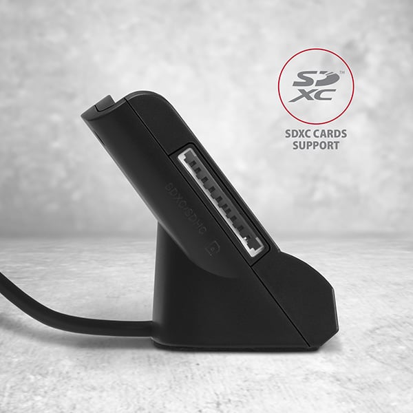 AXAGON CRE-SM2 USB Smart Card & SD/microSD/SIM card reader