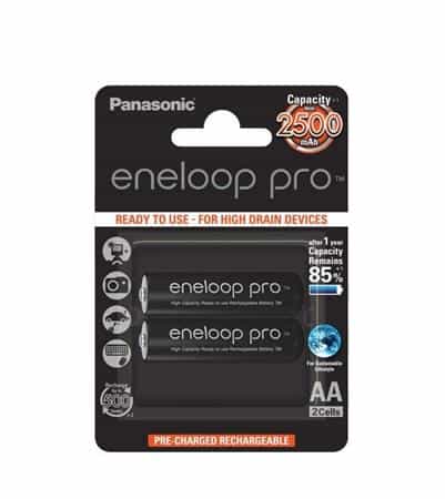 Battery Panasonic Eneloop 2500mAh 2pcs (AA)