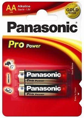 Battery Panasonic LR6PPG/2BP Pro Power 2pcs (AA)