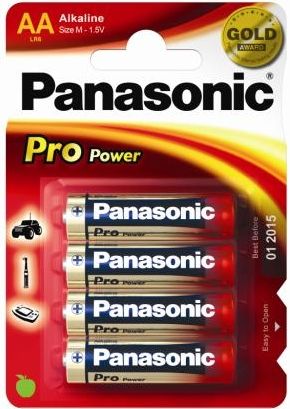 Battery Panasonic LR6PPG/4BP Pro Power 4pcs (AA)