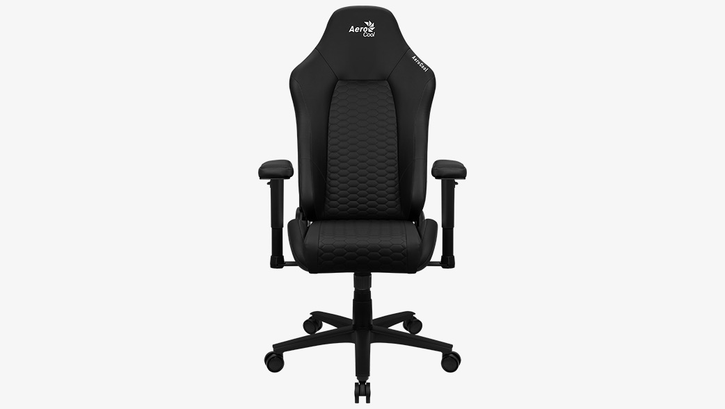Gamer chair Aerocool CROWN Leatherette All Black