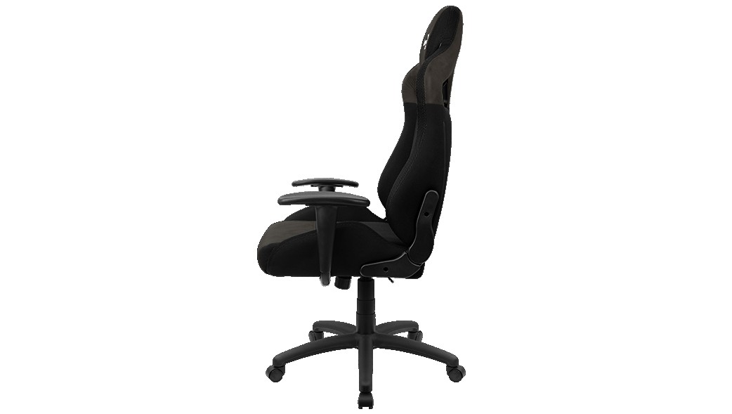 Gamer chair Aerocool EARL AeroSuede Iron Black 