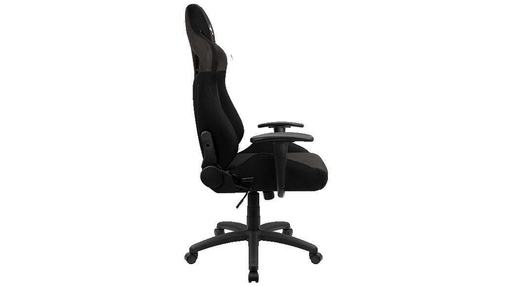 Gamer szék Aerocool EARL AeroSuede Iron Black Fekete