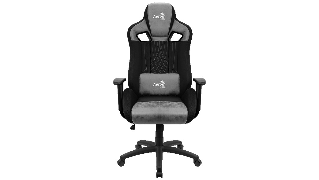 Gamer szék Aerocool EARL AeroSuede Stone Gray Szürke