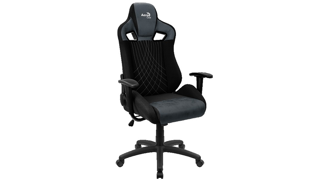 Gamer chair Aerocool EARL AeroSuede Steel Blue