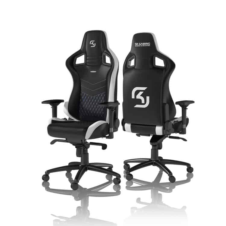 Gamer szék noblechairs EPIC SK Gaming PU Bőr Fehér