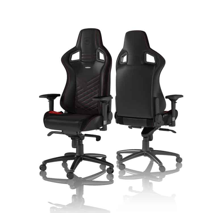 Gamer szék noblechairs EPIC PU Bőr Fekete/Piros